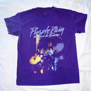 Prince Purple Rain purple and blue tshirt